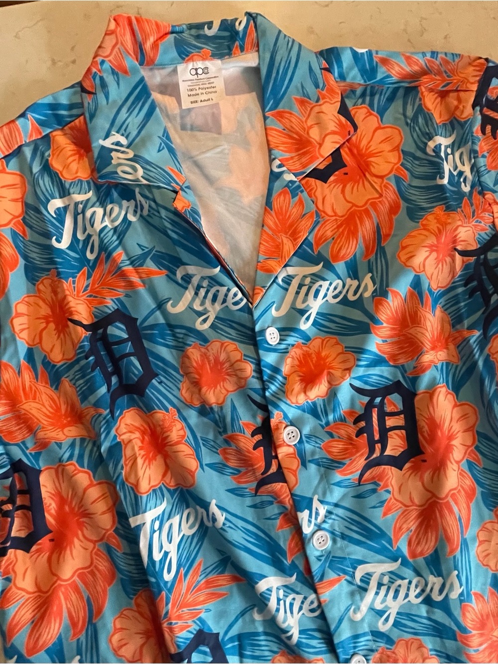 Detroit Tigers Hawaiian Pajama Set